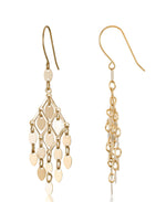 Load image into Gallery viewer, Yellow Gold_10K Gold Chandelier Drop Earrings - iHeart Jewels_I_Heart_1