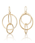 Load image into Gallery viewer, Yellow Gold_10K Gold Diamond Cut Orbital Drop Earrings - iHeart Jewels_I_Heart_1