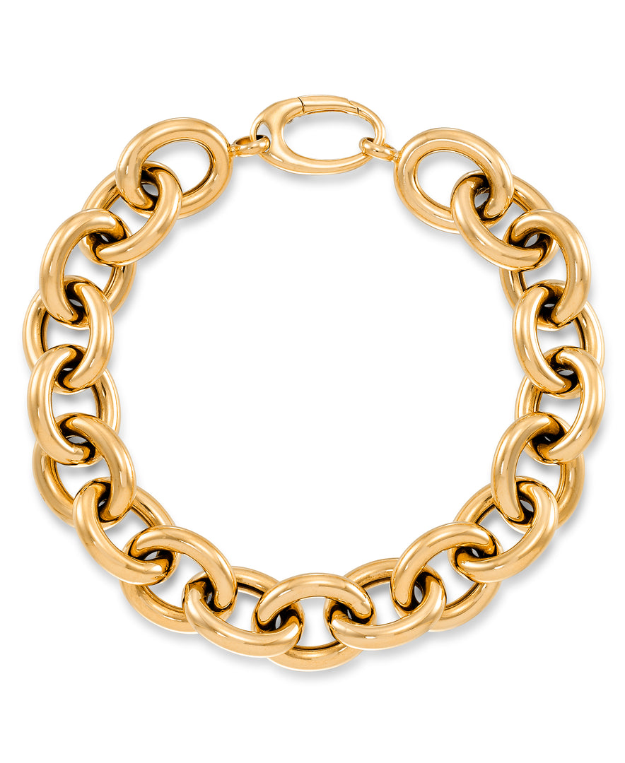 Yellow Gold_10K Gold Large Link Rolo Bracelet_I_Heart_1