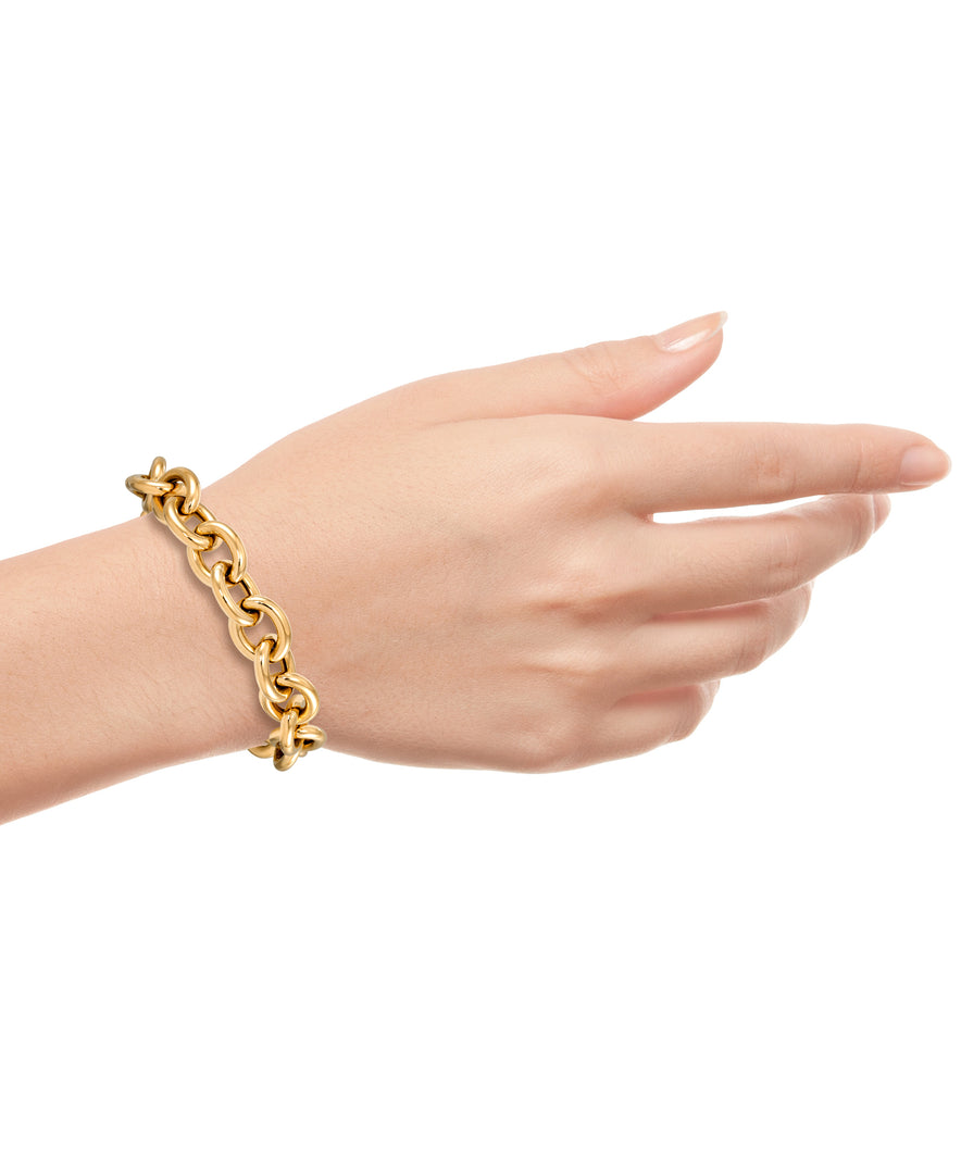 Yellow Gold_10K Gold Large Link Rolo Bracelet_I_Heart_1
