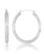 Load image into Gallery viewer, White Gold_14K Alpine Gold Round Hoop Earrings_I_Heart_1
