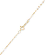 Load image into Gallery viewer, Yellow-Gold_14K Gold Bold Chevron Diamond Cut Graduate Circle Pendant, 18" - iHeart Jewels_I_Heart_1
