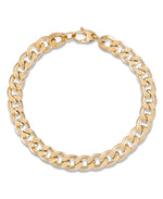 Load image into Gallery viewer, Yellow Gold_14K Gold Bold Curb Link Bracelet, 7.75", Made in Italy_I_Heart_1