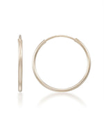 Yellow-Gold_14K Gold Endless Hoop Earrings - iHeart Jewels_I_Heart_1