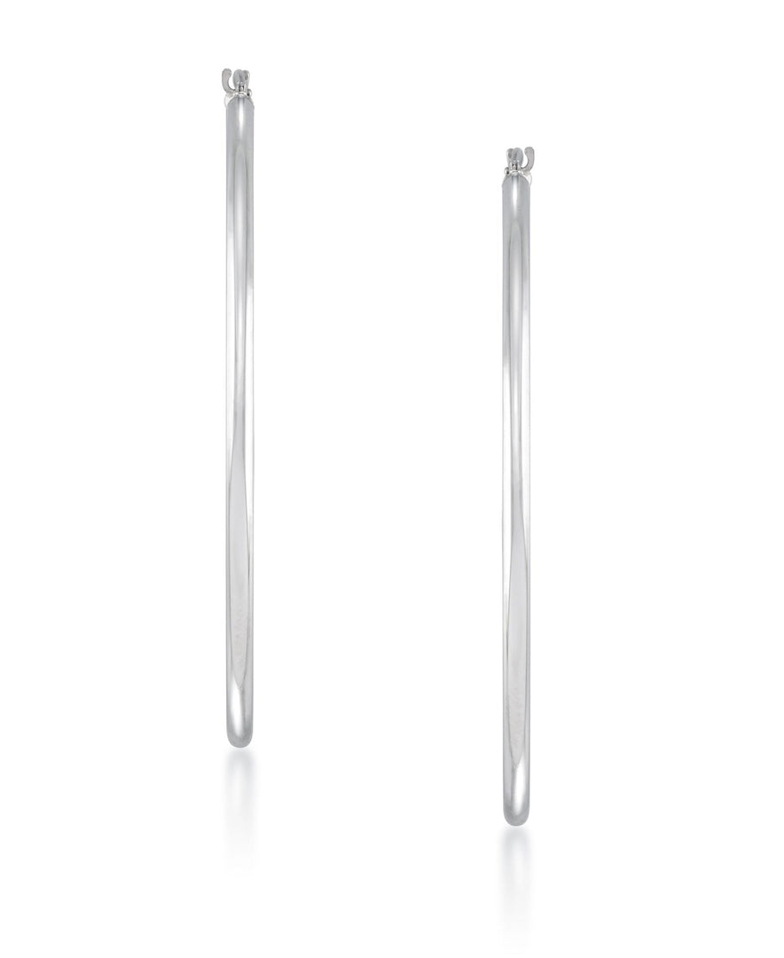 White Gold_14K Gold Essential Hoop Earrings, Large - iHeart Jewels_I_Heart_2