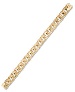 Load image into Gallery viewer, Yellow Gold 14K Gold Full Milano Filigree Curb Link Bracelet_I_Heart_1