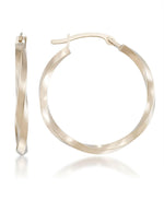 Load image into Gallery viewer, Yellow-Gold_14K Gold Twist Hoop Earrings - iHeart Jewels_I_Heart_1
