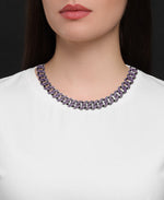 Load image into Gallery viewer, Black IP over Stainless Steel 16 CT. T.W. Simulated Diamond Bold Cuban Link Necklace, Unisex_I_Heart_1