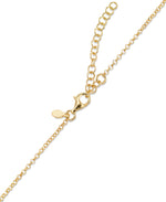 Load image into Gallery viewer, 18K Yellow Gold over Sterling Silver Domed Heart Dangle Necklace, 16" plus 2" Extender, Made in Italy_I_Heart_1