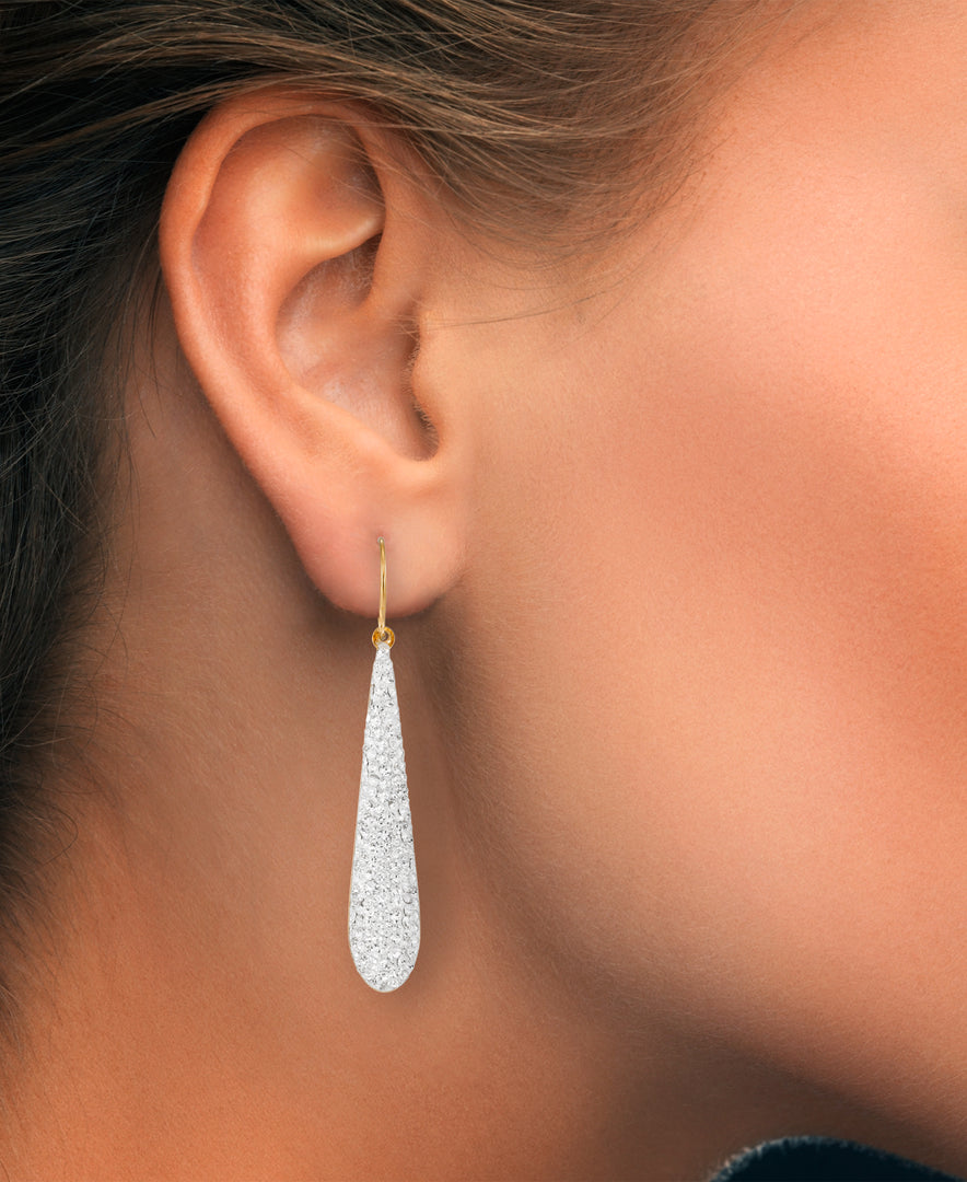 14K Yellow Gold over Sterling Silver_1 3/4 CT. T.W. Simulated Diamond Elongated Teardrop Dangle Earrings_I_Heart_1