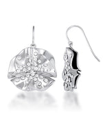 Load image into Gallery viewer, White Gold Tone_2/7 CT. T.W. Simulated Diamond Organic Starburst Dangle Earrings_I_Heart_2