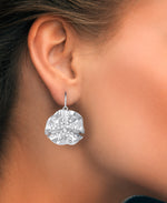 Load image into Gallery viewer, White Gold Tone_2/7 CT. T.W. Simulated Diamond Organic Starburst Dangle Earrings_I_Heart_2