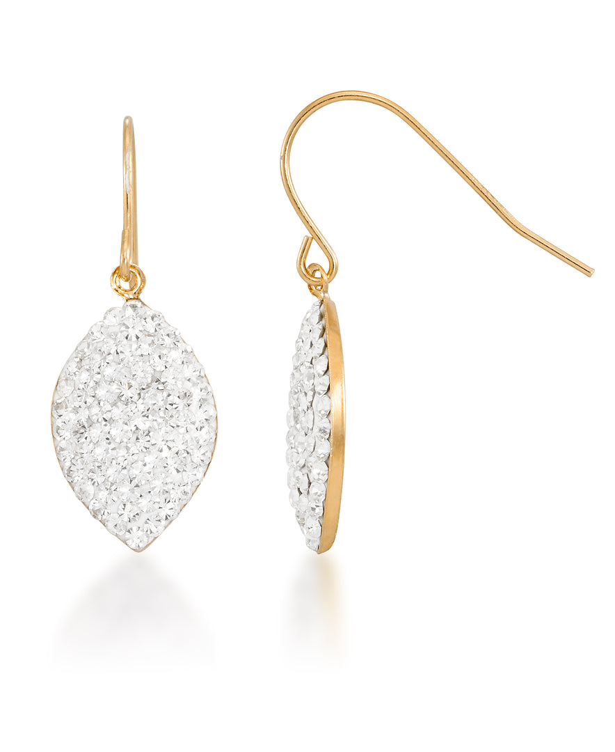 14K Yellow Gold over Sterling Silver_3/4 CT. T.W. Simulated Diamond Bold Marquise Dangle Earrings_I_Heart_1