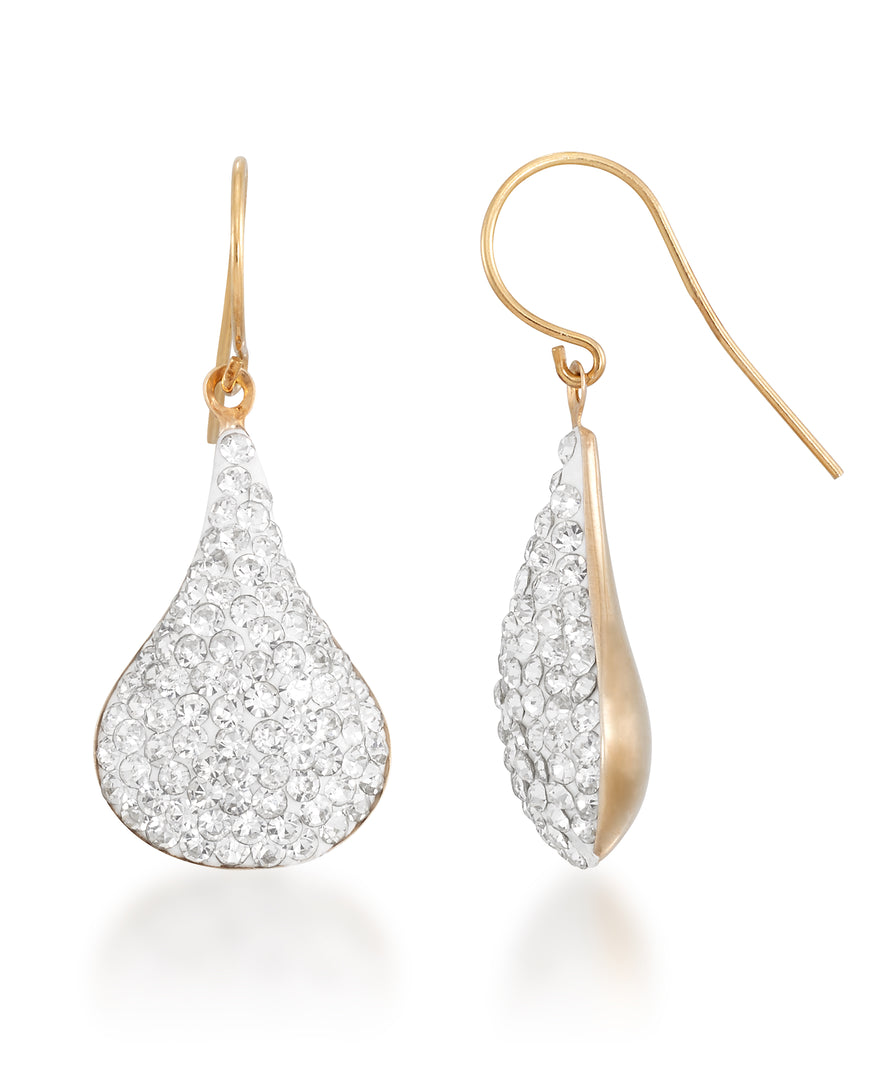 14K Yellow Gold over Sterling Silver_3/4 CT. T.W. Simulated Diamond Genie Bottle Drop Earrings_I_Heart_1