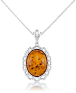 Load image into Gallery viewer, Sterling Silver_Amber Rosa™  Genuine Multicolor Amber Triple Teardrop Earrings_I_Heart_1