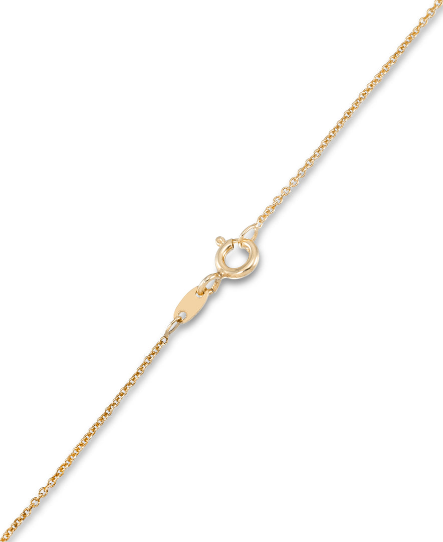 Sterling Silver_Amber Rosa™ Sterling 18K Yellow Gold over Silver Large Genuine Honey Amber Teardrop Necklace, 18"_I_Heart_1