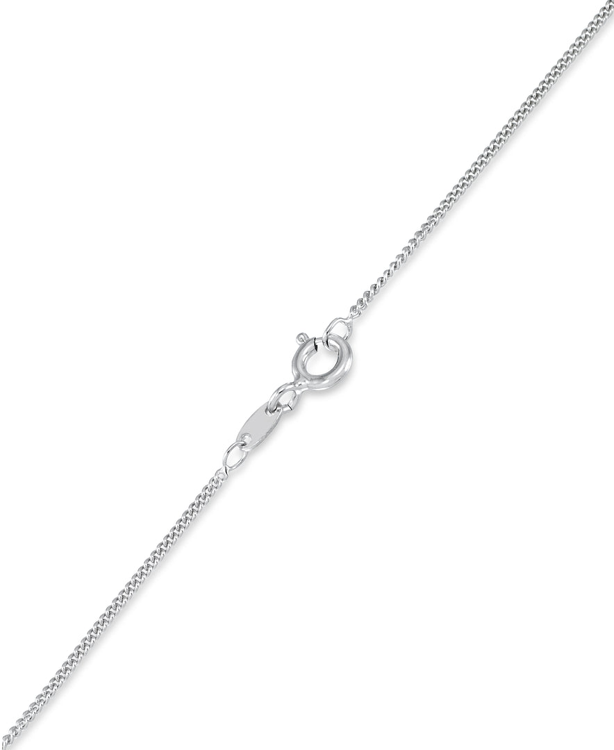 Sterling Silver_Amber Rosa™ Genuine Honey Amber Elongated Teardrop Pendant with Floral Accents, 18"_I_Heart_1