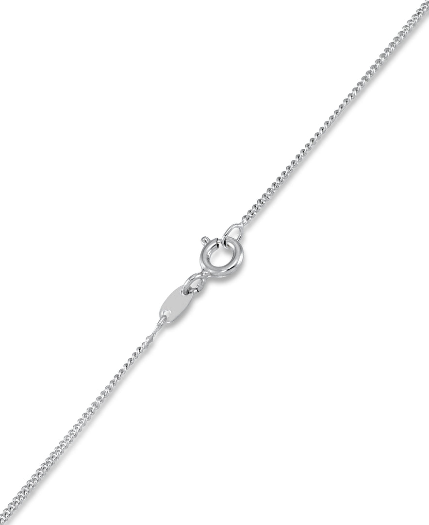 Sterling Silver_Amber Rosa™ Genuine Multi Color Amber Cat Sitting on a Crescent Moon, 18"_I_Heart_1