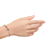 Load image into Gallery viewer, Sterling Silver_Amber Rosa™ Genuine Multi Color Amber Wave Bracelet, 7" + 1" Extender_I_Heart_1