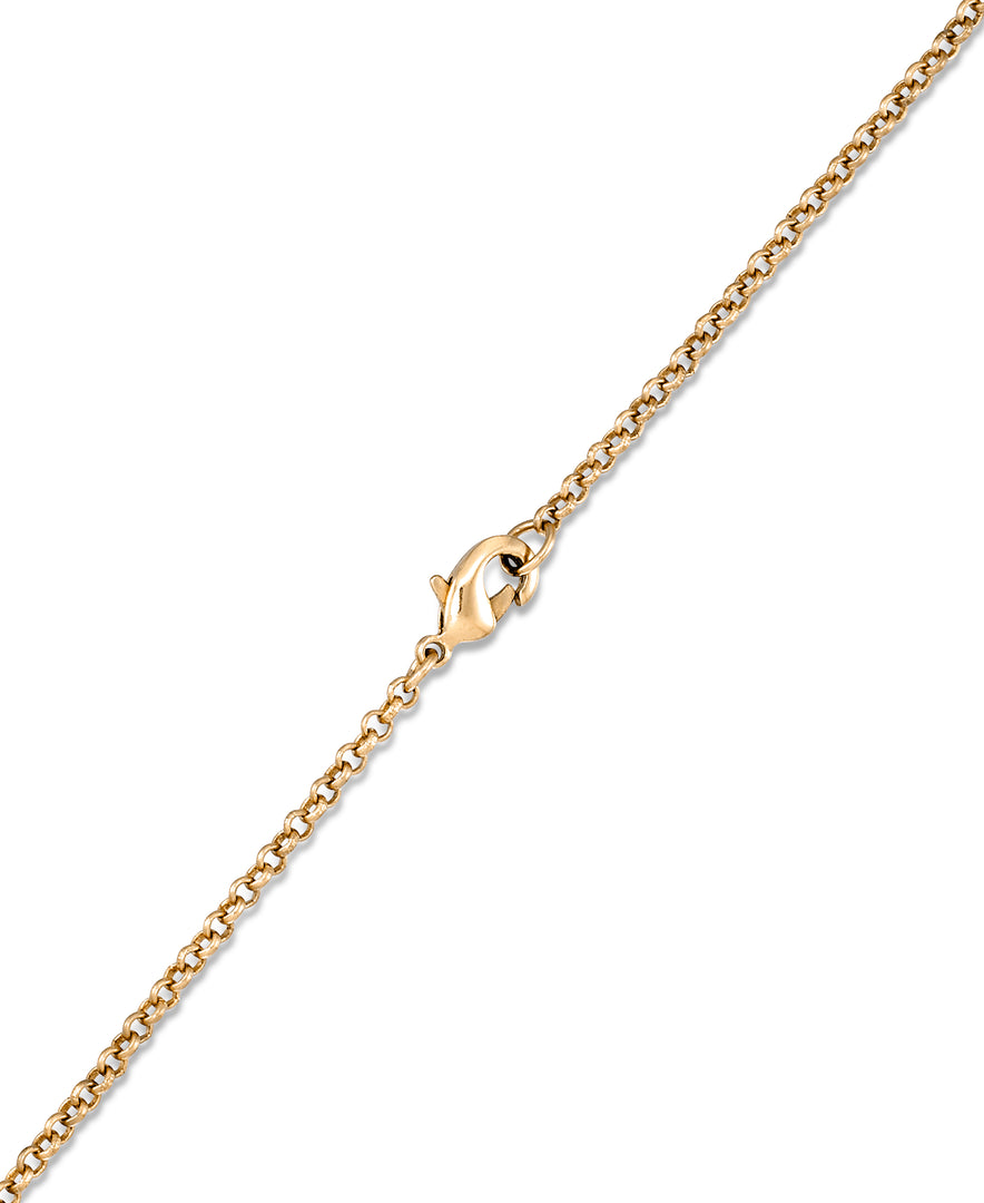Yellow Gold Tone_1/10 CT. T.W. Simulated Diamond Organic Starburst Pendant , 18" Chain_I_Heart_1