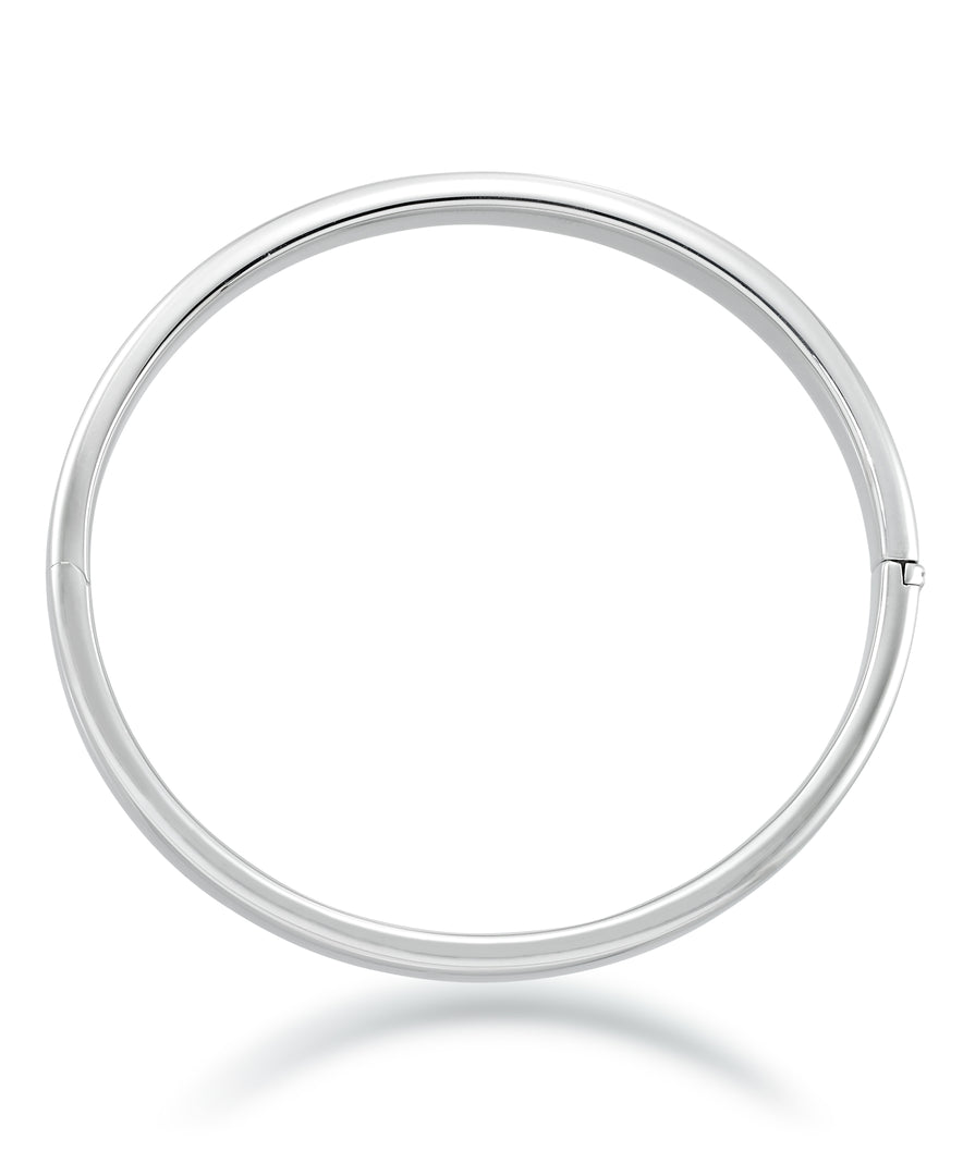 Platinum over Sterling Silver_Bold Wide Bangle Bracelet_I_Heart_1