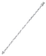 Load image into Gallery viewer, Platinum Tone_CT. T.W. Simulated Diamond Solitaires and Marquise Tennis Bracelet , 7.5"_I_Heart_1