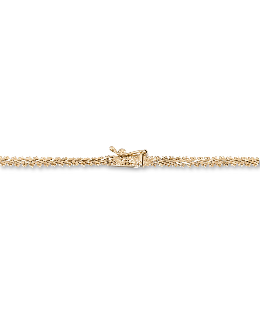 14K Yellow Gold over Sterling Silver_Classic Riccio Necklace, 16"_I_Heart_1