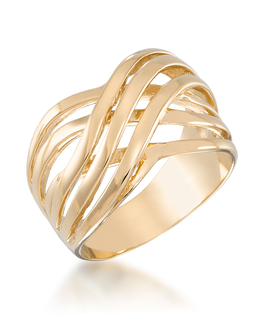 14K Yellow Gold over Sterling Silver_Crossover Ring_I_Heart_1