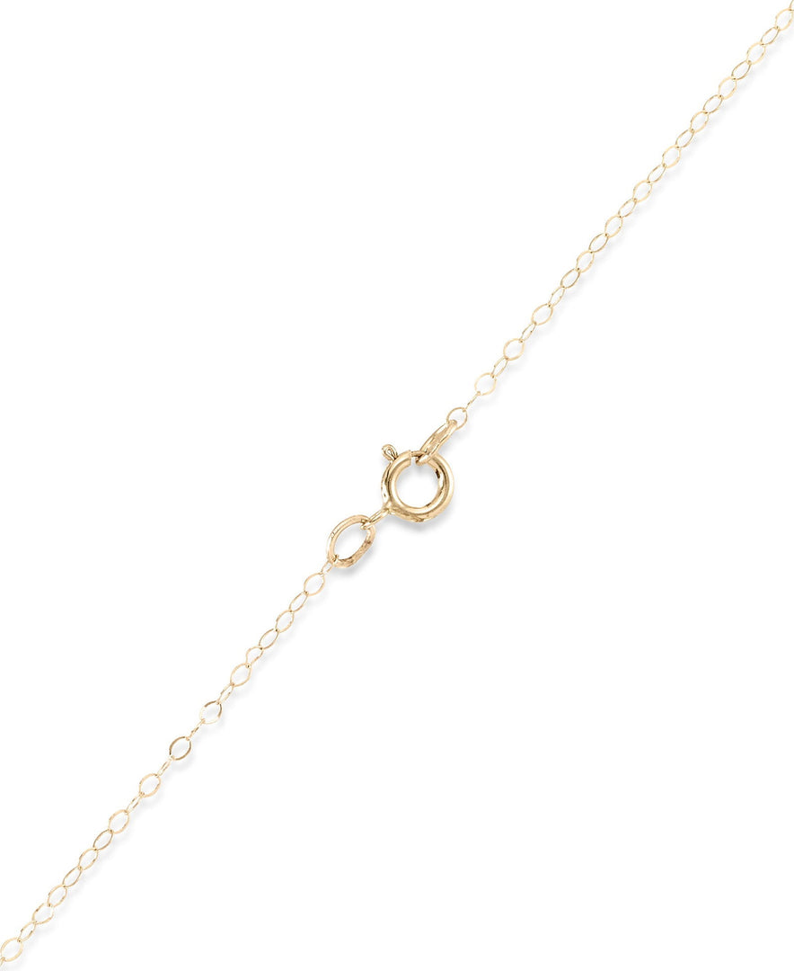 Yellow Gold_Diamond Fascination® 14K Gold Diamond Accent Cross Pendant with 18" Chain - iHeart Jewels_I_HEART_1