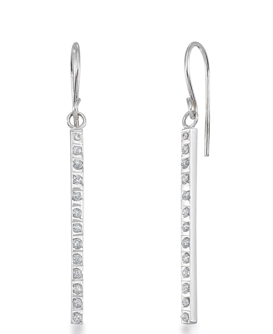 White Gold_Diamond Fascination® 14K Gold Diamond Accent Stick Dangle Earrings - iHeart Jewels_I_HEART_2