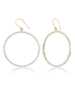 Load image into Gallery viewer, Yellow Gold_Diamond Fascination® 14K Yellow Gold Diamond Accent Eternity Drop Earrings - iHeart Jewels_I_Heart_1