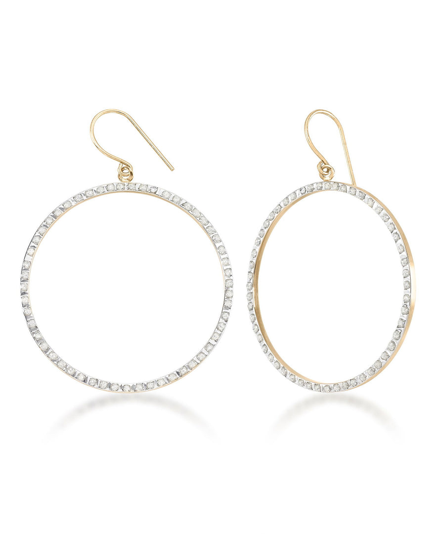 Yellow Gold_Diamond Fascination® 14K Yellow Gold Diamond Accent Eternity Drop Earrings - iHeart Jewels_I_Heart_1