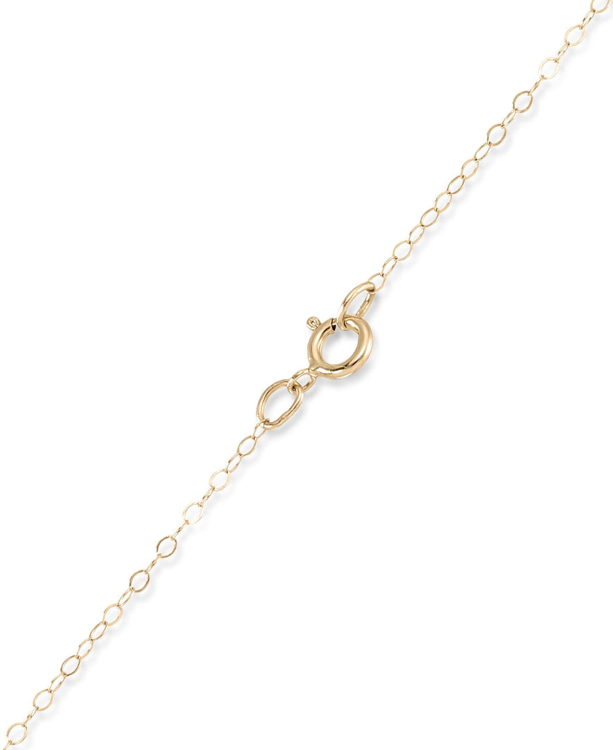Yellow Gold_Diamond Fascination® 14K Yellow Gold Diamond Accent Heart Pendant with 18" Chain - iHeart Jewels_I_Heart_1