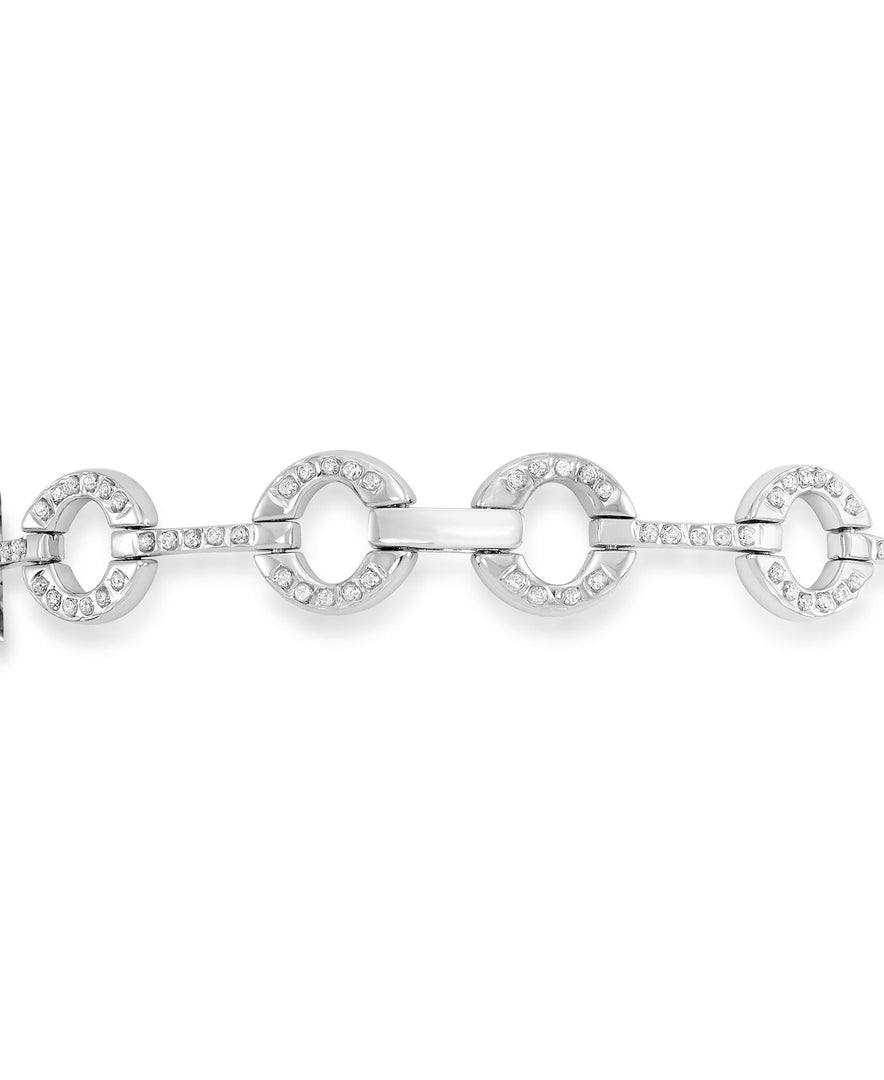 Platinum over Sterling Silver_Diamond Fascination® Diamond Accent Sterling Silver Circle Stations Bracelet - iHeart Jewels_I_Heart_2