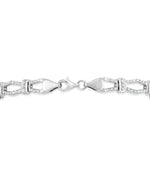 Load image into Gallery viewer, Platinum over Sterling Silver_Diamond Fascination® Diamond Accent Sterling Silver Marquise Link Bracelet - iHeart Jewels_I_Heart_2