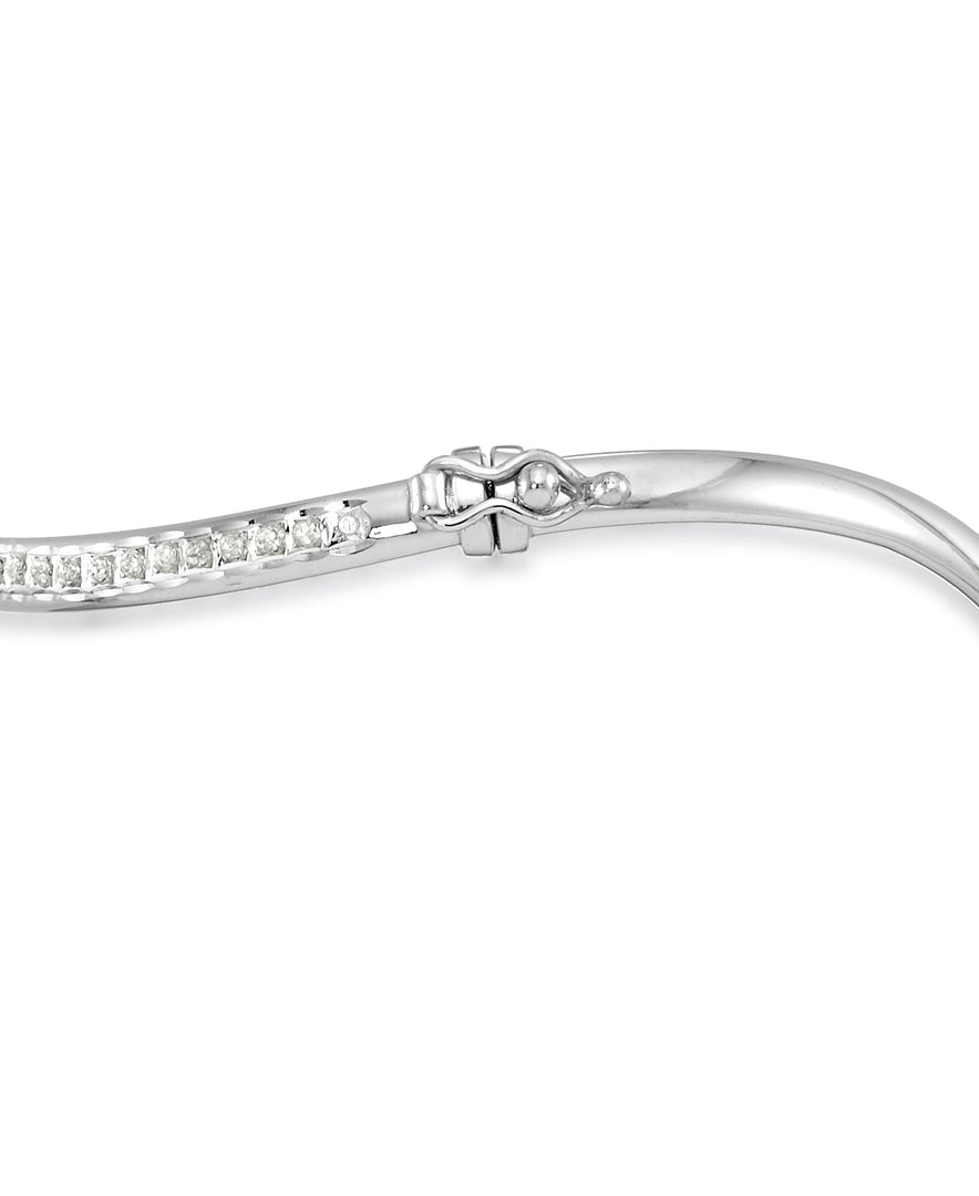 Platinum over Sterling Silver_Diamond Fascination® Diamond Accent Sterling Silver Wave Bangle Set - iHeart Jewels_I_Heart_2