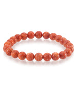 Load image into Gallery viewer, Genuine Red Agate_Genuine Red Agate Beaded Stretch Bracelet_I_Heart_1