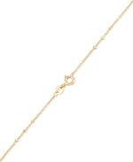 Load image into Gallery viewer, Yellow Gold_14K Gold Diamond Cut Bead Chain Made in Italy_I_Heart_1
