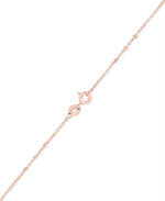 Load image into Gallery viewer, Rose Gold_14K Gold Diamond Cut Bead Chain Made in Italy_I_Heart_3