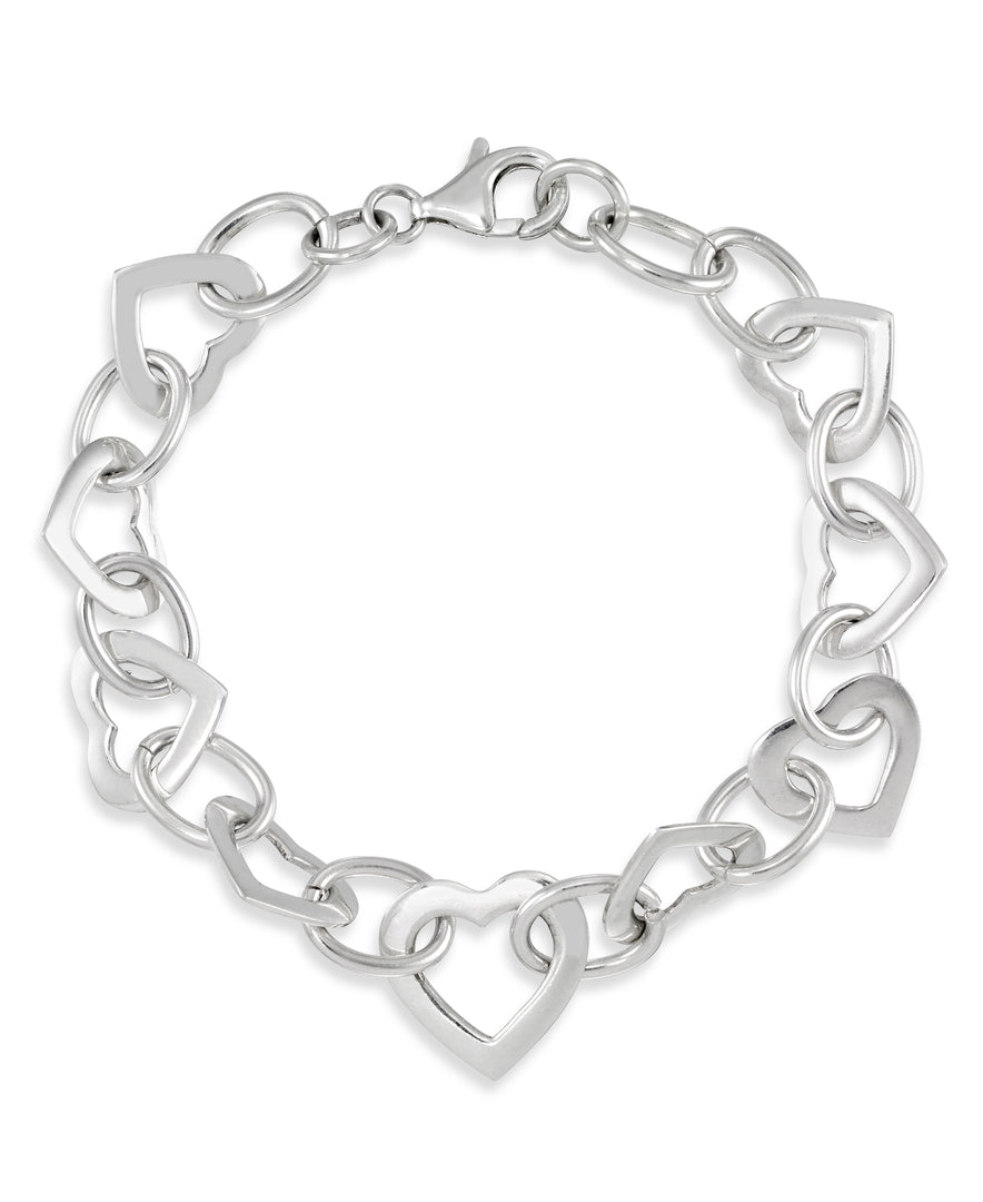 Platinum over Sterling Silver High Polished Large Square Tube Hoop Earings in Platinum over Sterling Silver_I_Heart_1