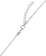 Load image into Gallery viewer, Platinum over Sterling Silver Mariner Link Bib Necklace, 16" plus 2" Extender, Made in Italy_I_Heart_1