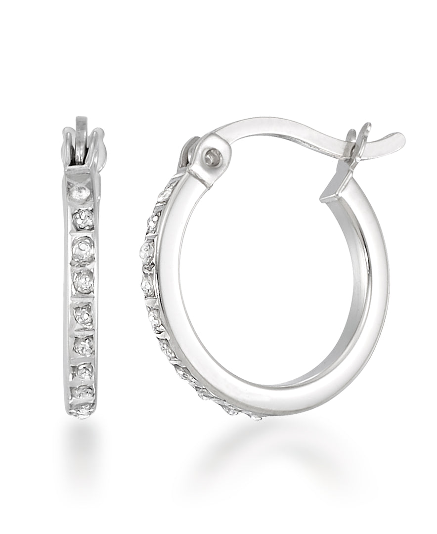 Platinum over Sterling Silver _Diamond Fascination® Diamond Accent in Sterling Silver 3 Piece Hoop Earring Set_I_Heart_2