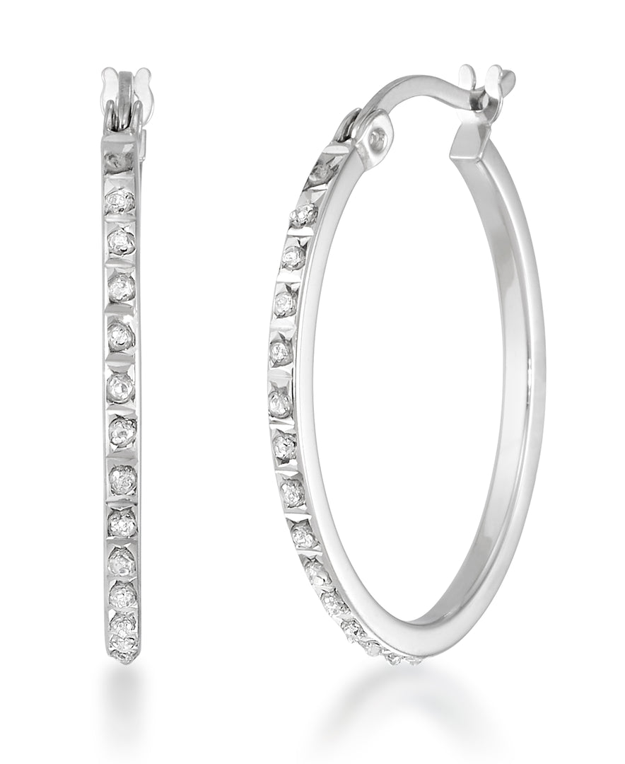 Platinum over Sterling Silver _Diamond Fascination® Diamond Accent in Sterling Silver 3 Piece Hoop Earring Set_I_Heart_2