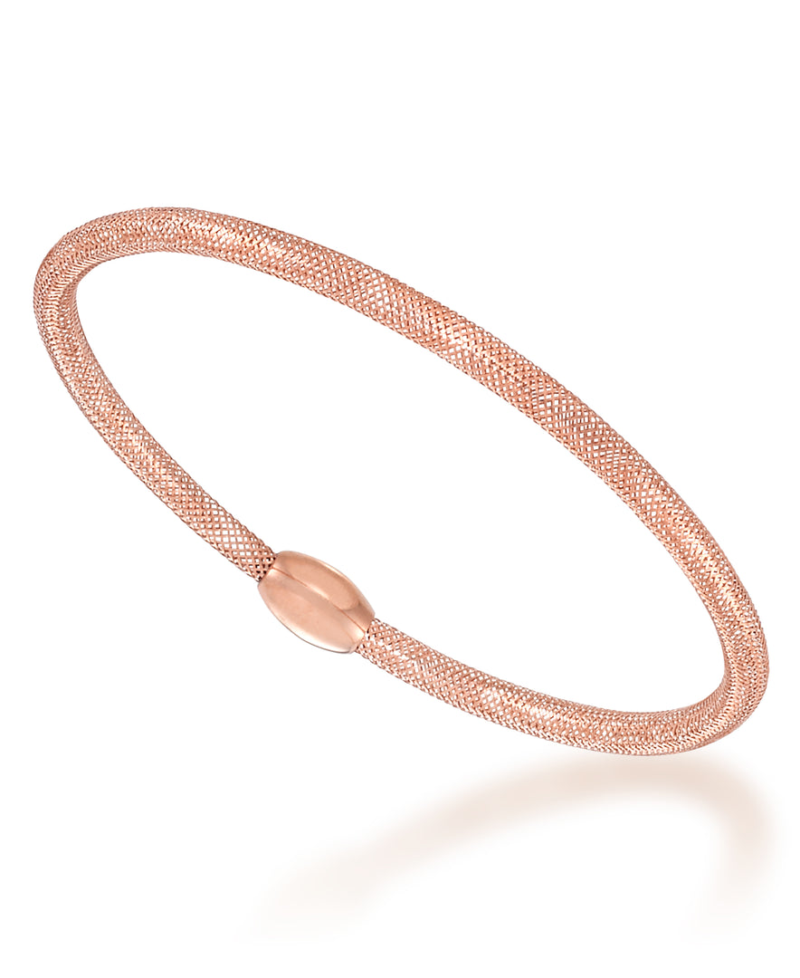 Rose_Gold_14K_Gold_Mesh_Stretch_Bangle_Bracelet_Made_in_Italy _I_Heart_3