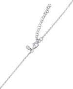 Load image into Gallery viewer, Platinum over Sterling Silver Lock and Key Necklace, 16" Chain with 2" Extender, Made in Italy_I_Heart_2