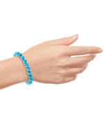 Load image into Gallery viewer, Simulated Turqouise_Genuine Beaded Stretch Bracelet_I_Heart_1
