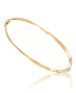Load image into Gallery viewer, 14K Yellow Gold over Sterling Silver_Slow Twist Bangle Bracelet_I_Heart_1