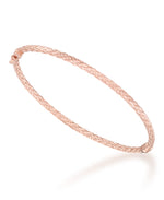 Load image into Gallery viewer, 14K Yellow Gold over Sterling Silver_Stackable Twist Bangle Bracelet_I_Heart_1