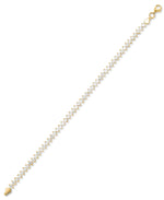 Load image into Gallery viewer, Yellow Gold_10K Gold Tennis Bracelet Made with Fine Simulated Diamonds. Made in Turkey_I_Heart_1
