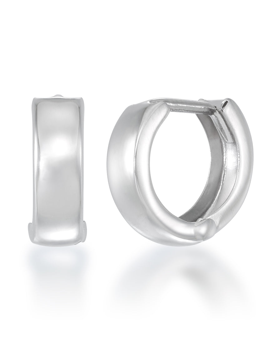 White Gold_14K Gold High Polished Hinged Huggie Hoops_I_Heart_2